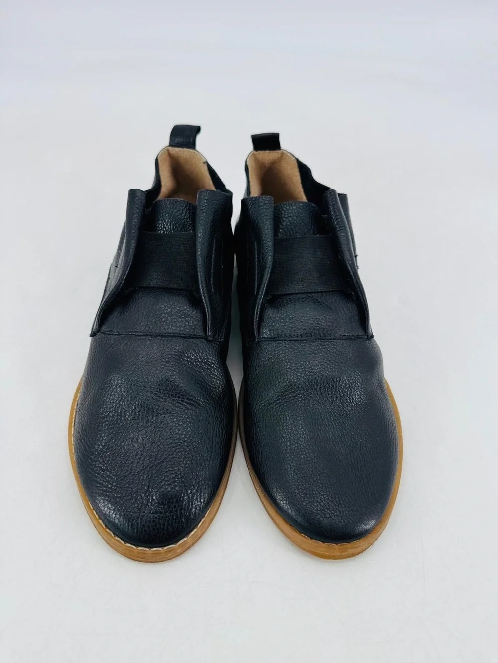 Hush Puppies Men’s Classic Hipster Streetwear Pebbled Leather Slip On Loafers